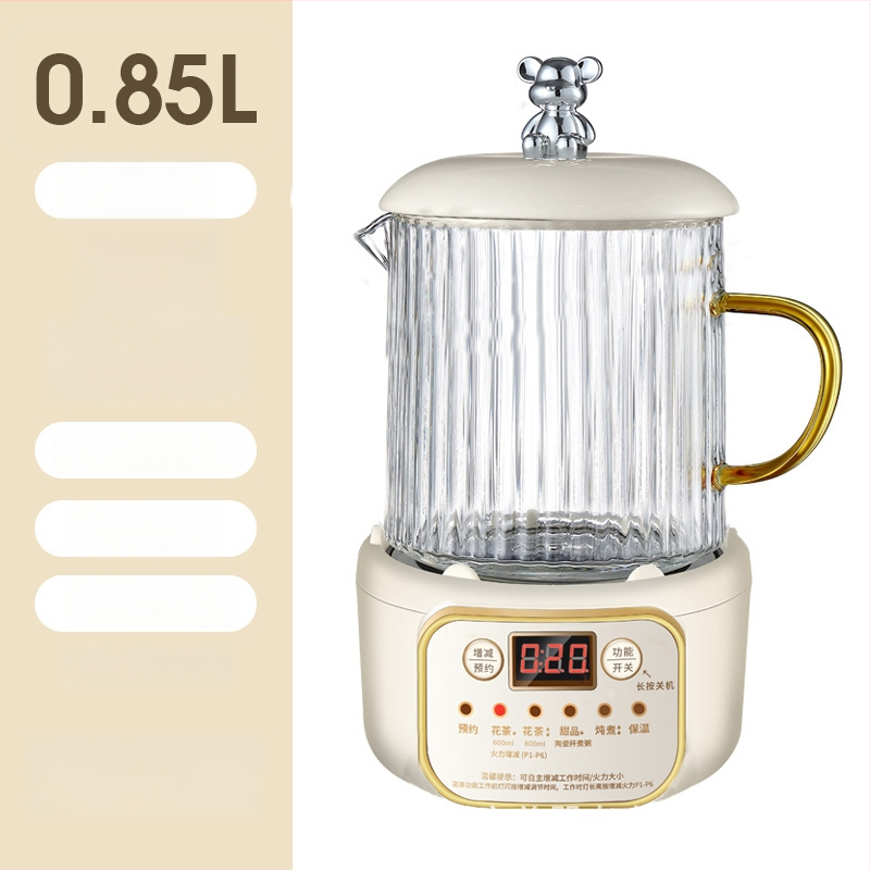 Ηλεκτρικό κύπελλο θέρμανσης για γραφείο, συμπαγές με αποσπώμενος σχεδιασμός (θέρμανση βάσης, ισχύς κάτω από 1000W, χωρητικότητα κάτω από 1L, προστασία από υπερθέρμανση)