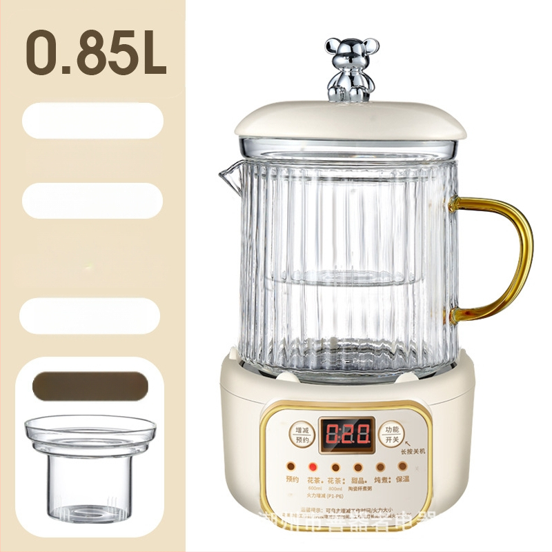 Ηλεκτρικό κύπελλο θέρμανσης για γραφείο, συμπαγές με αποσπώμενος σχεδιασμός (θέρμανση βάσης, ισχύς κάτω από 1000W, χωρητικότητα κάτω από 1L, προστασία από υπερθέρμανση)