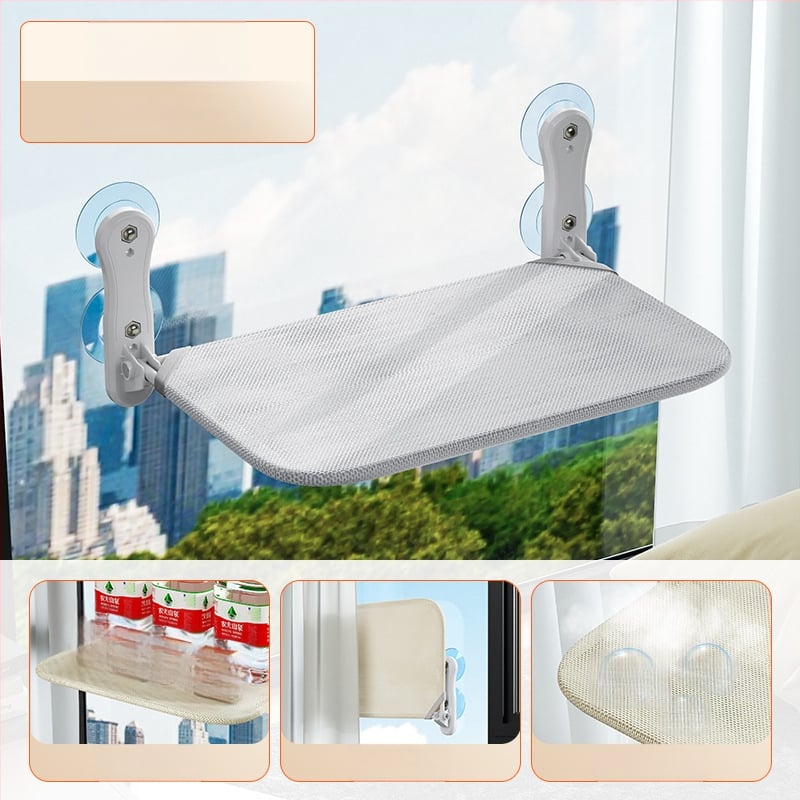 Котешки хамак за прозореца със вакуумна вендуза, плюшено котешко легло