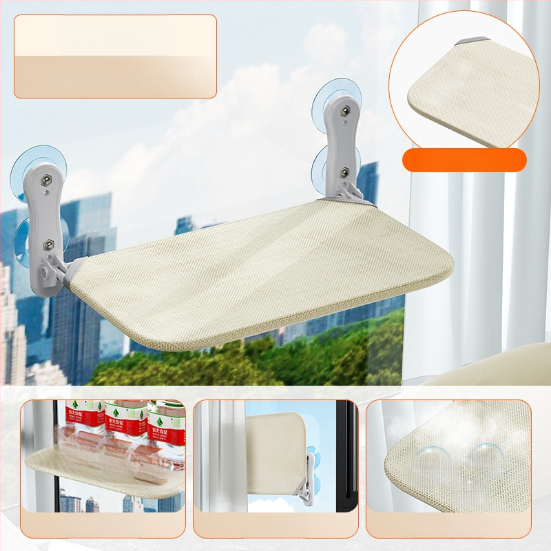 Котешки хамак за прозореца със вакуумна вендуза, плюшено котешко легло