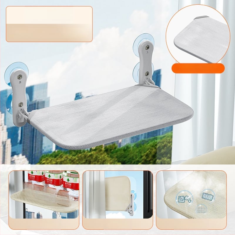 Котешки хамак за прозореца със вакуумна вендуза, плюшено котешко легло