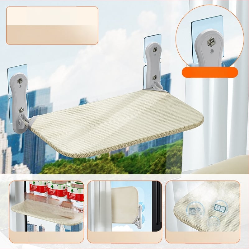 Котешки хамак за прозореца със вакуумна вендуза, плюшено котешко легло