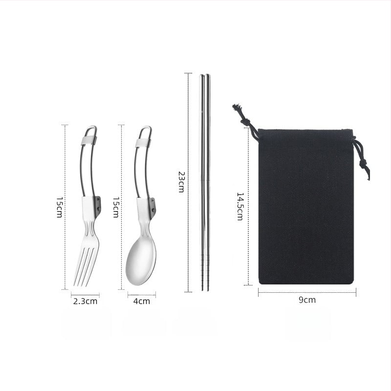 Къмпинг алуминиева ланч-бокс — преносим, двойна употреба, модел 0585, тегло 170 г, за 1–2 лица, алуминиева сплав