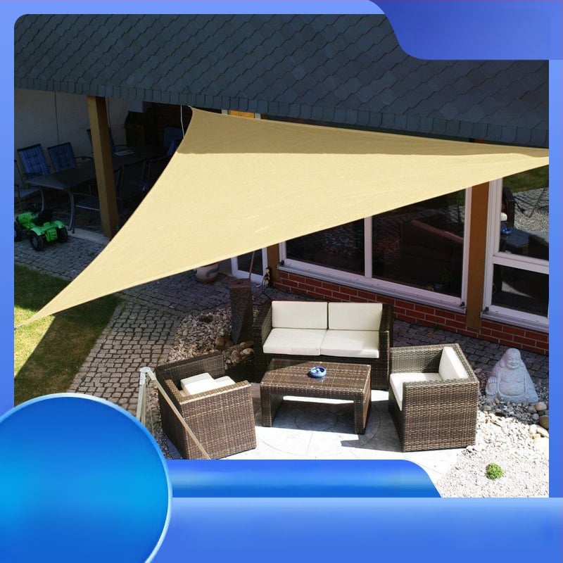 Yazilan kültéri háromszög árnyékoló vászon, vízálló 1