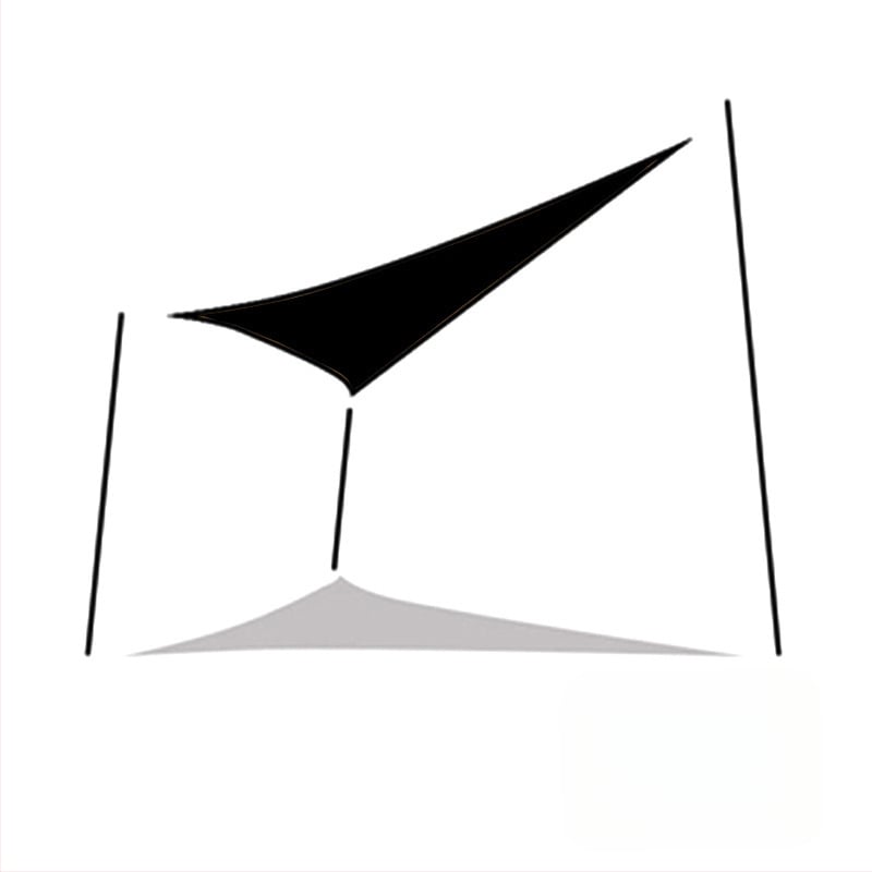 Yazilan kültéri háromszög árnyékoló vászon, vízálló 1