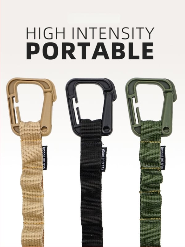 CLS Многофункционален къмпинг ланярд и верижна ключалка за палатка и навес — съхранение на въже и презрамки
