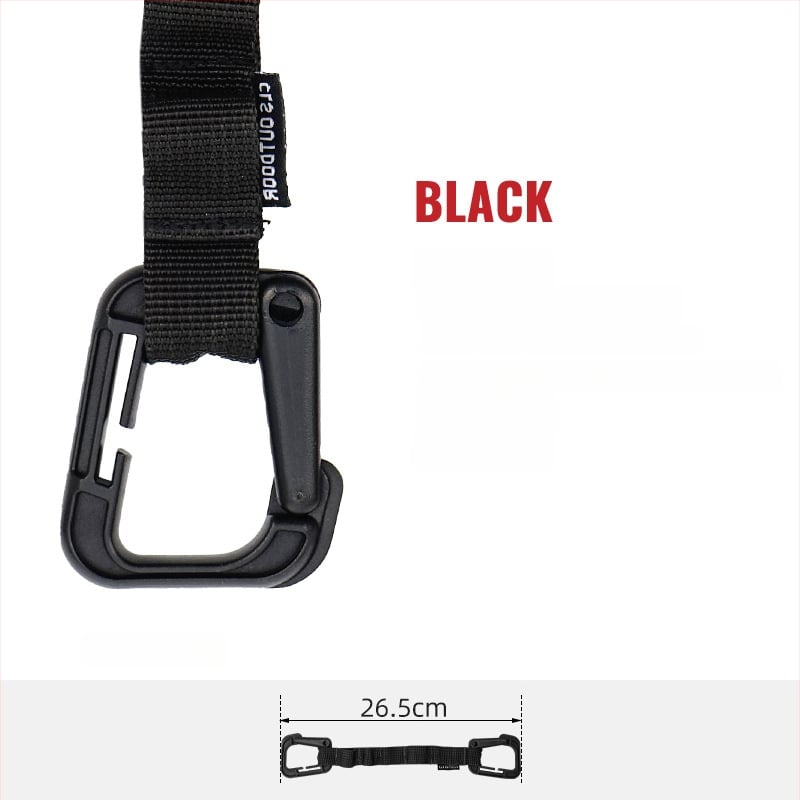 CLS Многофункционален къмпинг ланярд и верижна ключалка за палатка и навес — съхранение на въже и презрамки