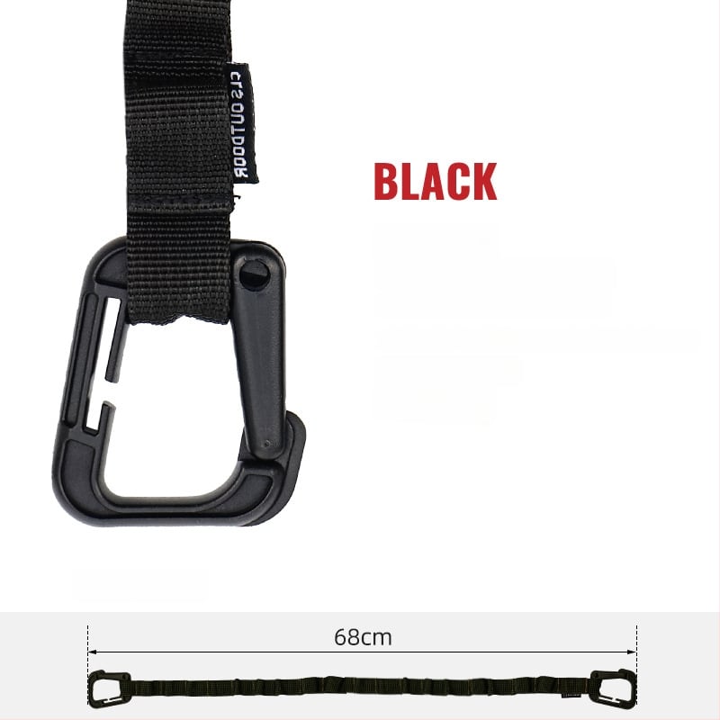 CLS Многофункционален къмпинг ланярд и верижна ключалка за палатка и навес — съхранение на въже и презрамки