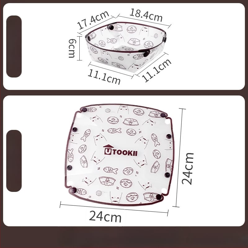 Сгъваем комплект съдове за пътуване: пластмаса; Номер на продукта KPSyG6HY; Чиния/Купа/Чаша