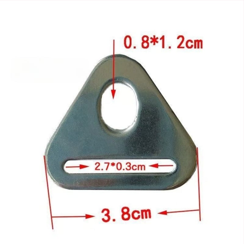 Къмпинг аксесоар: закопчалка за шнур на палатка с триъгълна настройка – самозадържаща се