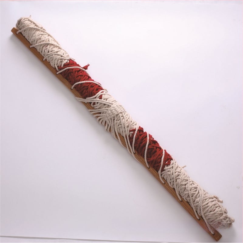 Хамак от памучно въже за вътрешно и външно ползване; максимален товар 130 кг; без стойка