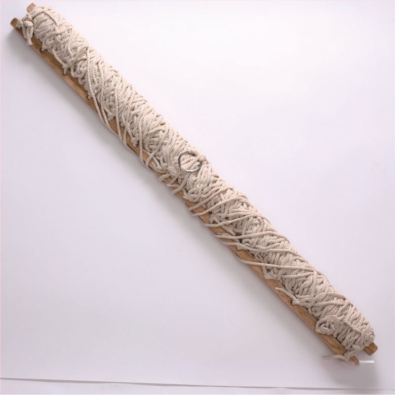 Хамак от памучно въже за вътрешно и външно ползване; максимален товар 130 кг; без стойка