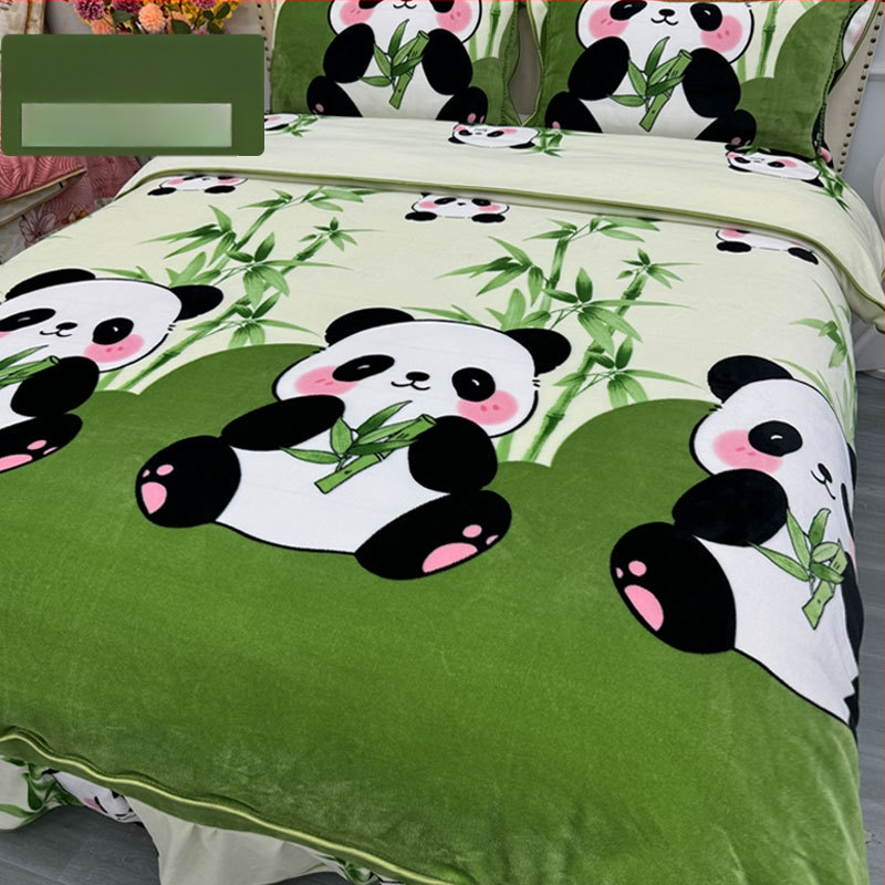 Navlaka za pokrivač od mliječnog velura s fleece podstavom, jedan komad, 200×230 cm, dvostrani