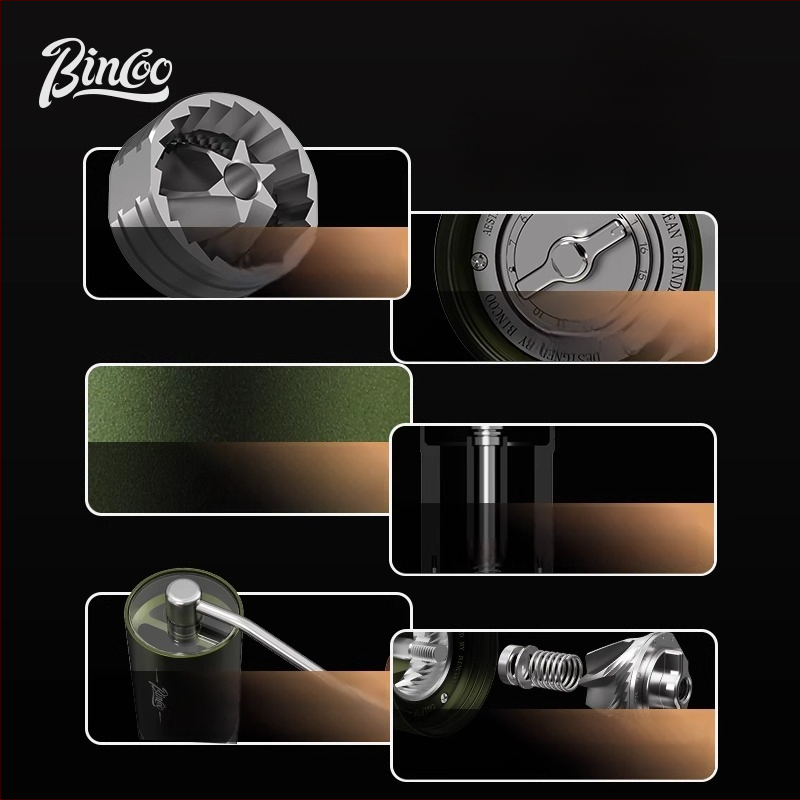 Bin Coo χειροκίνητος μύλος καφέ – φορητός, ελαφριά πολυτελής ρετρό στυλ, λανσαρίστηκε το καλοκαίρι του 2021