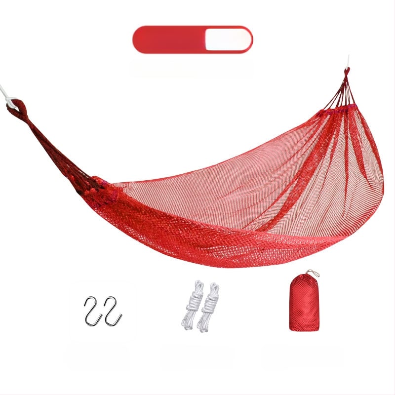 Хамак-люлеещо кресло за открито, дишащ полиестер, без скоби, носимост 150 кг, тегло 921 г