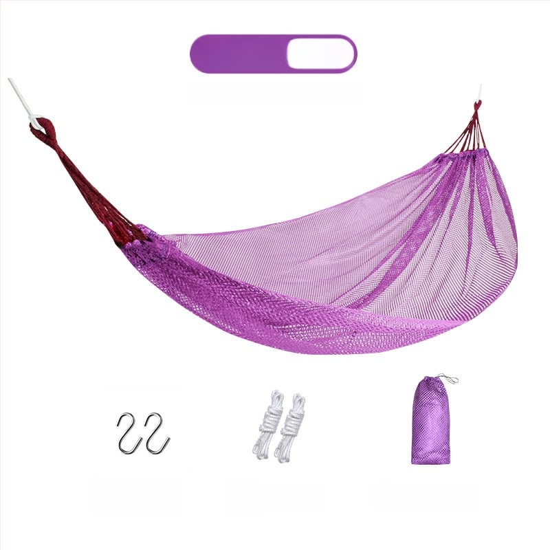 Хамак-люлеещо кресло за открито, дишащ полиестер, без скоби, носимост 150 кг, тегло 921 г