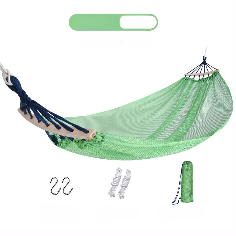 Хамак-люлеещо кресло за открито, дишащ полиестер, без скоби, носимост 150 кг, тегло 921 г