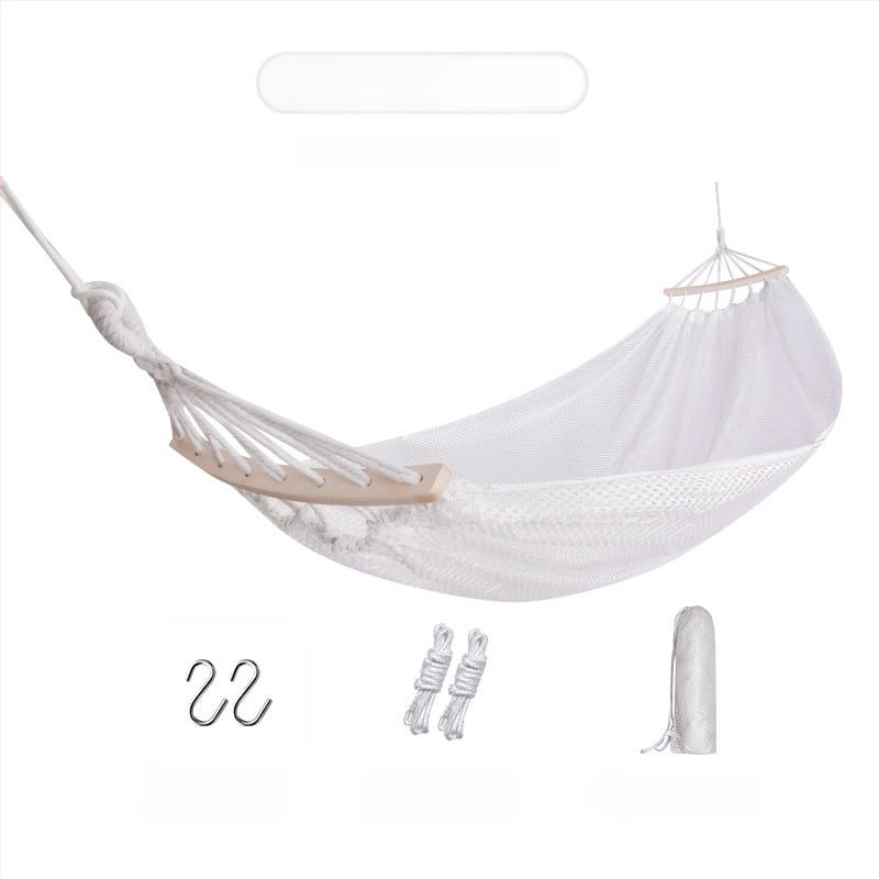 Хамак-люлеещо кресло за открито, дишащ полиестер, без скоби, носимост 150 кг, тегло 921 г