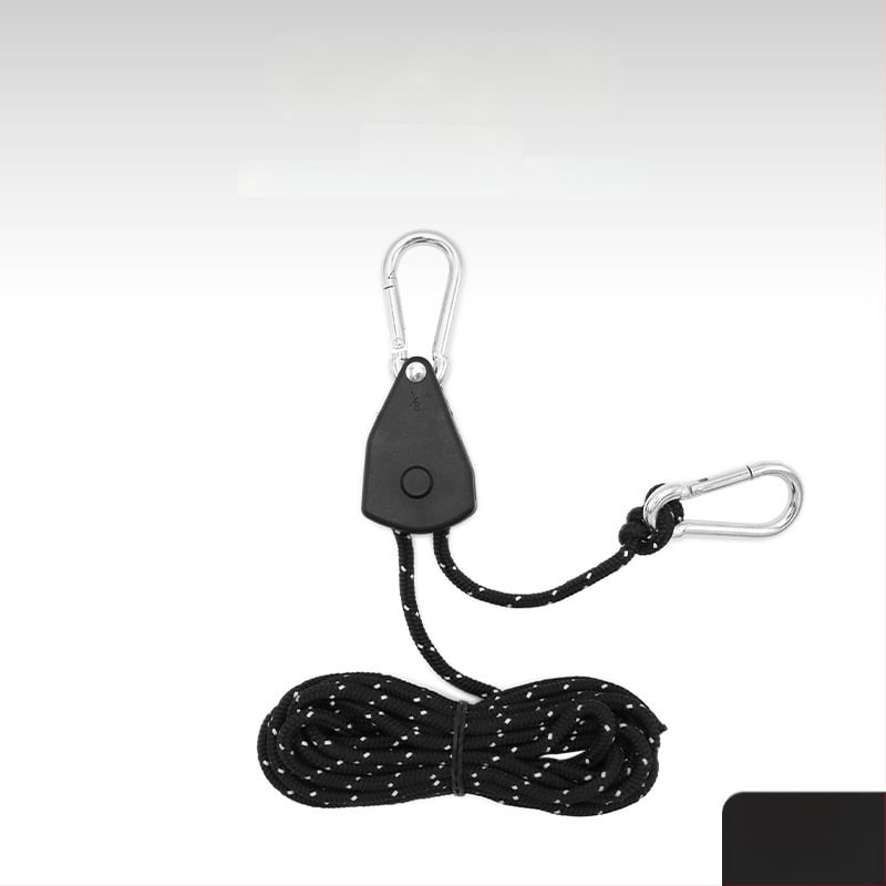 Въже за палатка с метална ролка за къмпинг на открито, регулируемо навесно въже, кукичка с катарама и еластичност