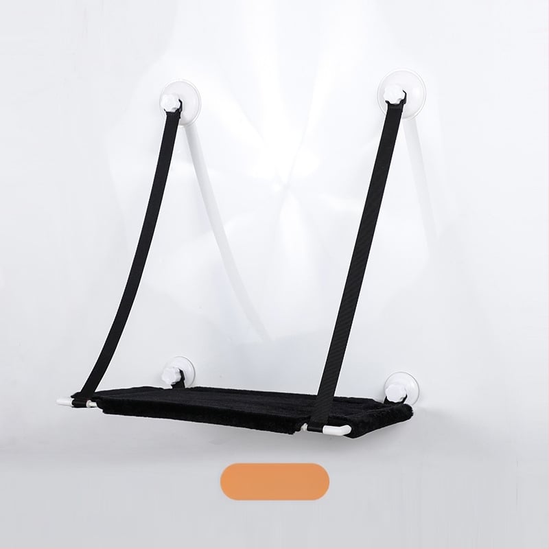 Хамак за котки с вендузи за прозореца, двойнослойно стенно закрепване за катерене и котешко гнездо