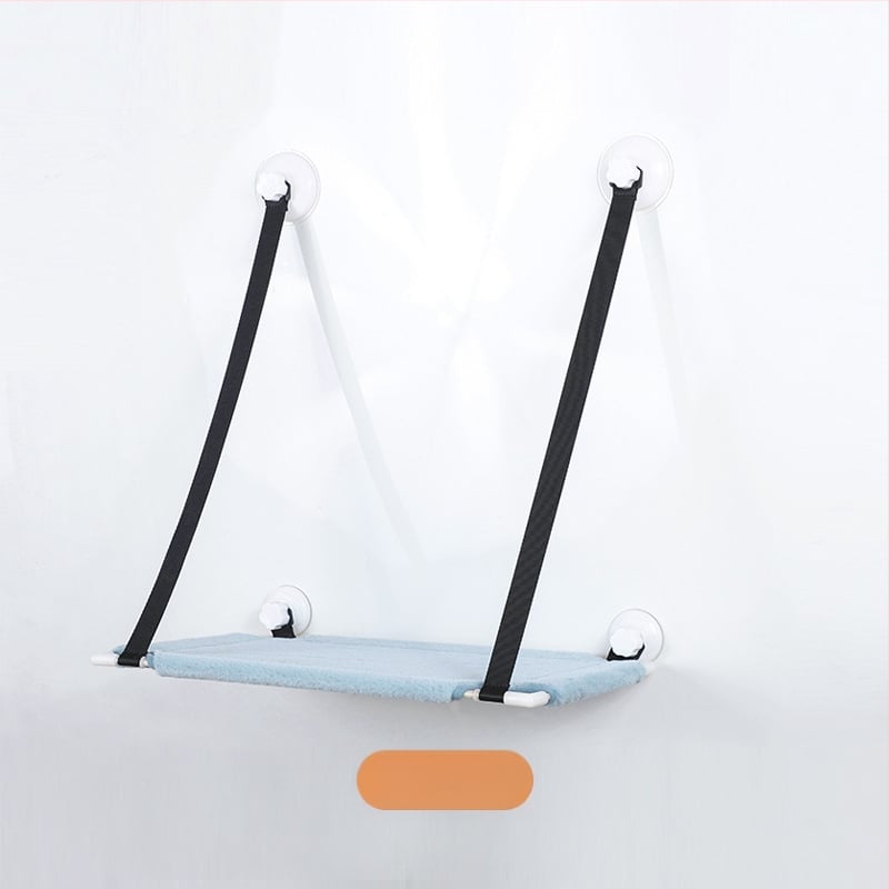 Хамак за котки с вендузи за прозореца, двойнослойно стенно закрепване за катерене и котешко гнездо