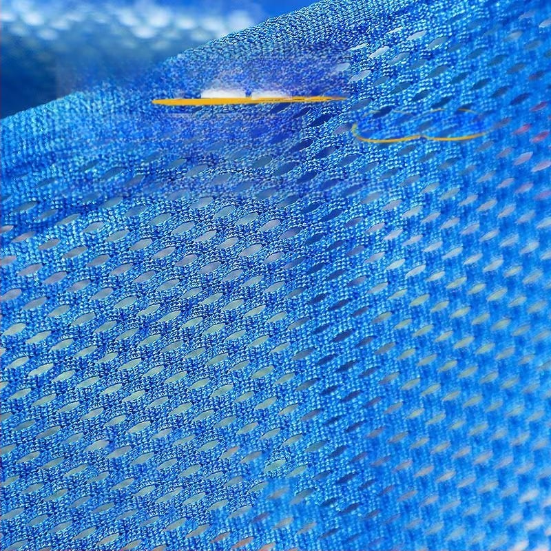 Хамак от ледено-ситова мрежеста тъкан, дишащ за външна употреба, носимост 250 кг, тегло 650 г