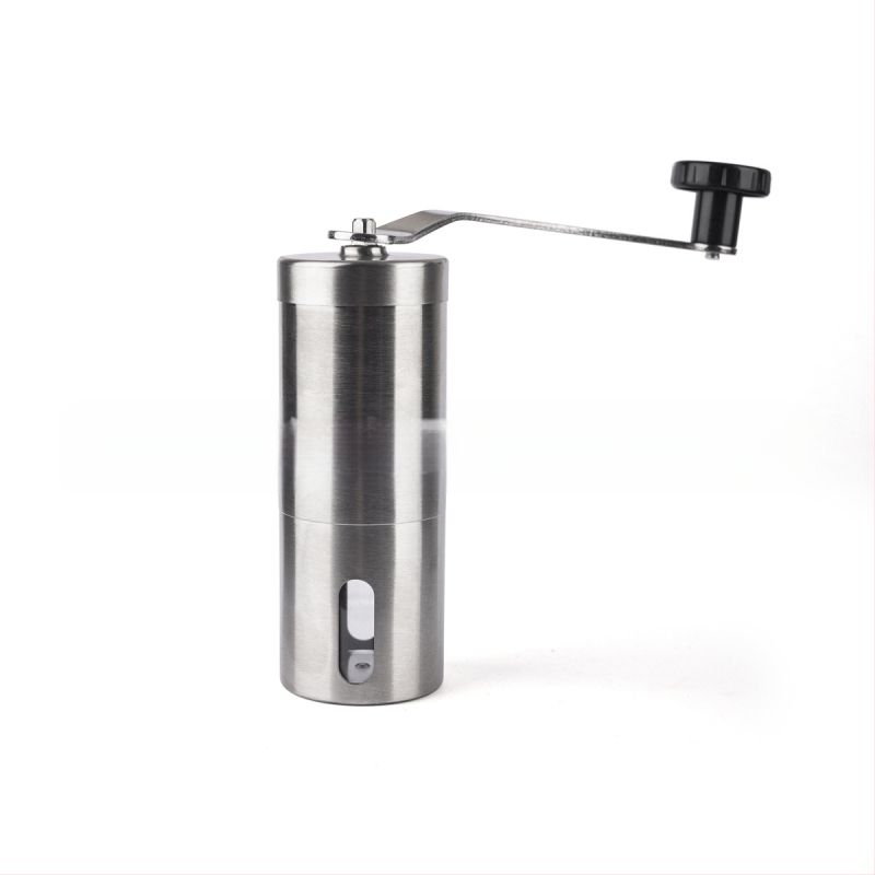 Χειροκίνητος Αλεστηρας Καφέ, σώμα από 304 Ανοξείδωτο Ατσάλι, κεραμικοί κόφτες άλεσης, φορητός, χειροκίνητη λειτουργία