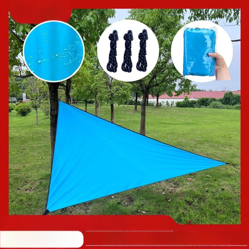 Beautiful Music háromszög alakú kültéri napellenző poliészter anyag, vízálló 1000-2000 mm