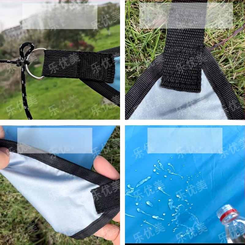 Beautiful Music háromszög alakú kültéri napellenző poliészter anyag, vízálló 1000-2000 mm