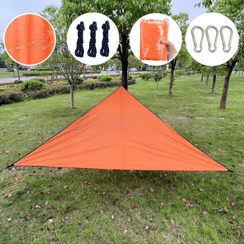 Beautiful Music háromszög alakú kültéri napellenző poliészter anyag, vízálló 1000-2000 mm