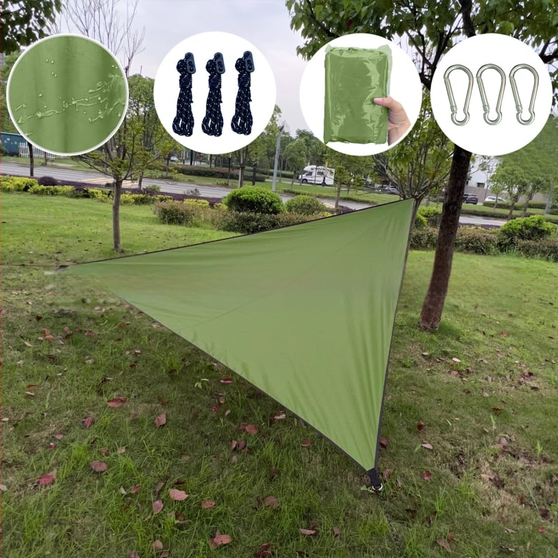 Beautiful Music háromszög alakú kültéri napellenző poliészter anyag, vízálló 1000-2000 mm