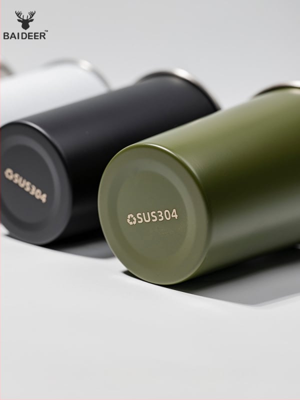 Кемпинг комплект чаши за кафе от неръждаема стомана 304, портативен и ултралек, тегло 110 г, за 3–5 души, модел BL0070-B