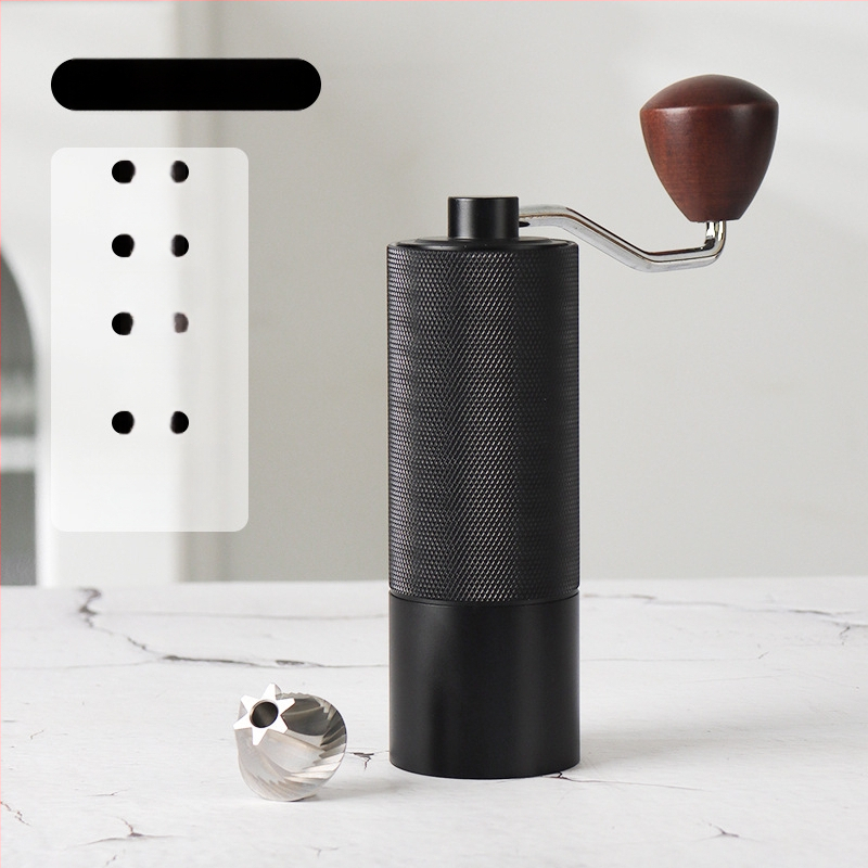 Χειροκίνητος κόφτης καφέ για οικιακή χρήση, Angmi, μοντέρνος μινιμαλιστικός σχεδιασμός, εκτυπωμένο λογότυπο, δυνατότητα παραμετροποίησης, κυκλοφόρησε το 2024