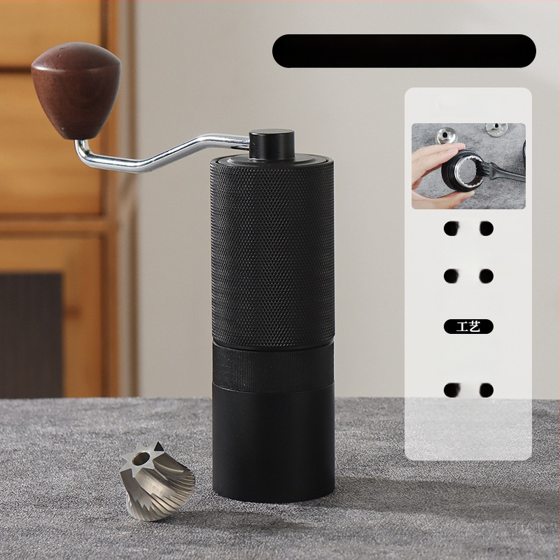 Χειροκίνητος κόφτης καφέ για οικιακή χρήση, Angmi, μοντέρνος μινιμαλιστικός σχεδιασμός, εκτυπωμένο λογότυπο, δυνατότητα παραμετροποίησης, κυκλοφόρησε το 2024