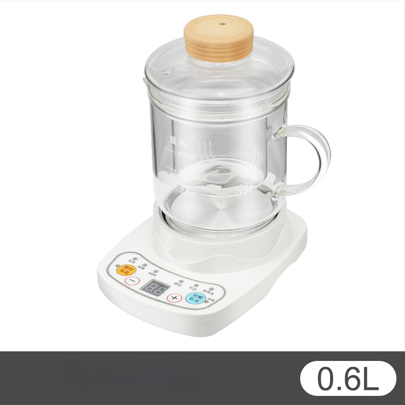 Ηλεκτρικό κεραμικό κύπελλο υγείας, θέρμανση πλαισίου, 360W, χωρητικότητα 0,6–1,0 L, προστασία από υπερθέρμανση, 1–2 μερίδες