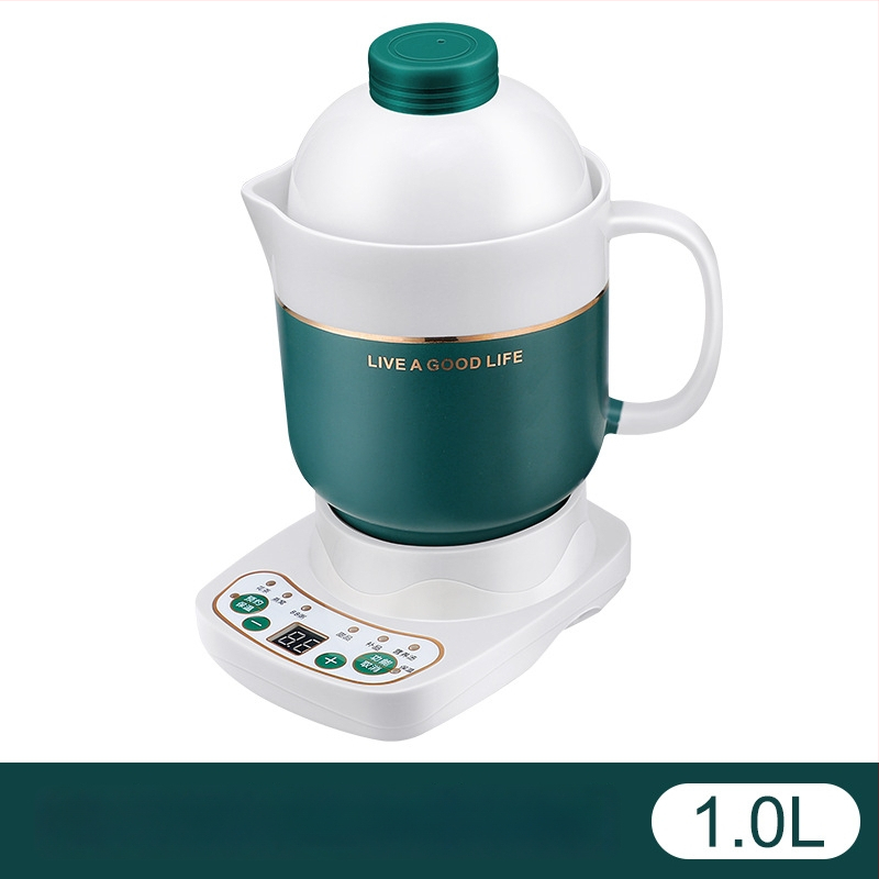 Ηλεκτρικό κεραμικό κύπελλο υγείας, θέρμανση πλαισίου, 360W, χωρητικότητα 0,6–1,0 L, προστασία από υπερθέρμανση, 1–2 μερίδες