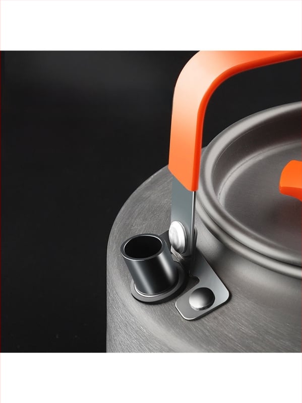 Портативен къмпинг комплект съдове за готвене, алуминиева сплав, за 3–5 човека, многофункционален (пържене/варене), възможност за печат на лого