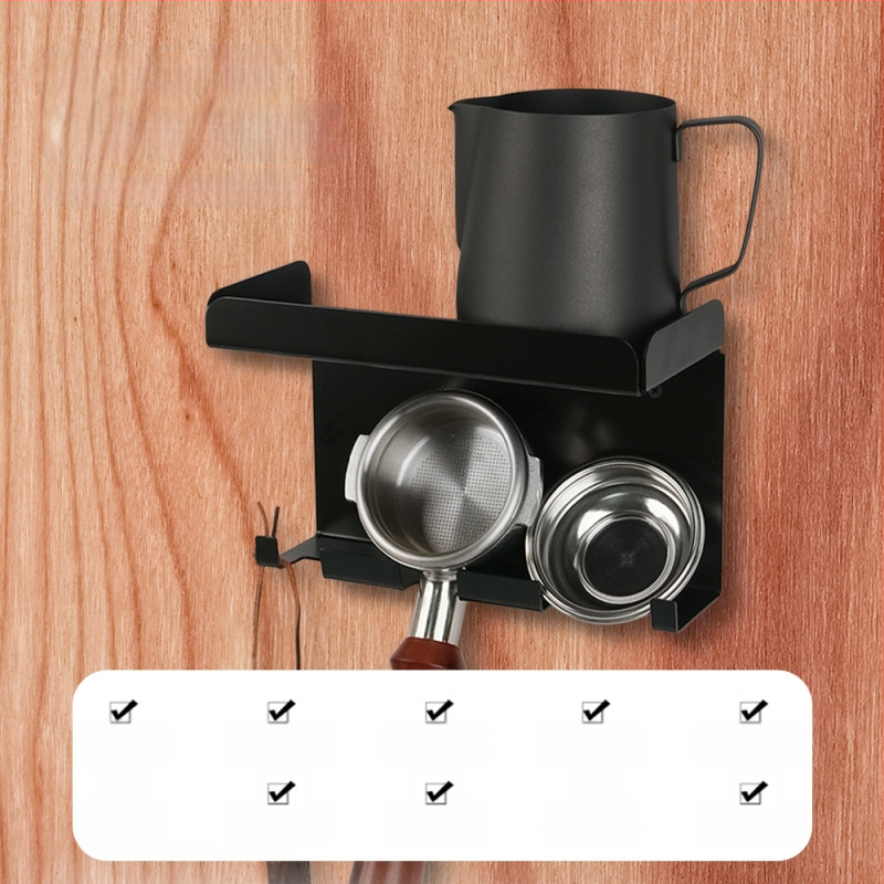 Ράφι αποθήκευσης εξοπλισμού καφέ μπαρ, πολυλειτουργικός διοργανωτής, σιδερένιο, μοντέρνος μινιμαλισμός, κατάλληλο για εστιατόριο, σπίτι και καφέ