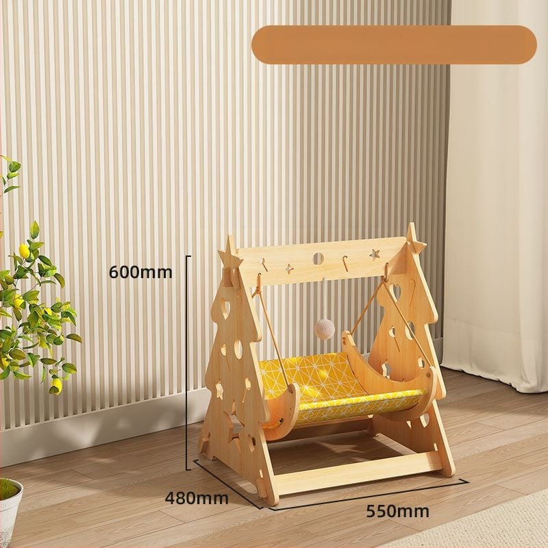 Котешко гнездо – висящо хамак-легло, дърво, за всички сезони, поддържа топло