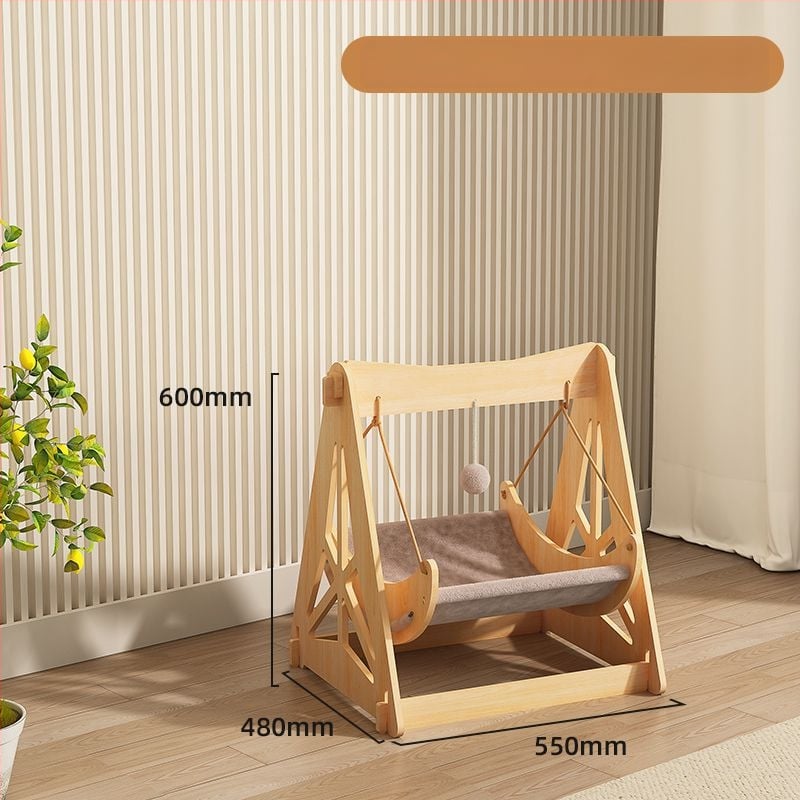 Котешко гнездо – висящо хамак-легло, дърво, за всички сезони, поддържа топло