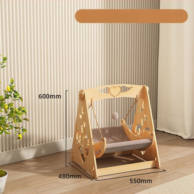 Котешко гнездо – висящо хамак-легло, дърво, за всички сезони, поддържа топло