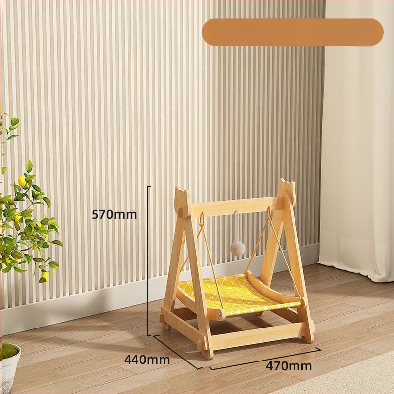 Котешко гнездо – висящо хамак-легло, дърво, за всички сезони, поддържа топло