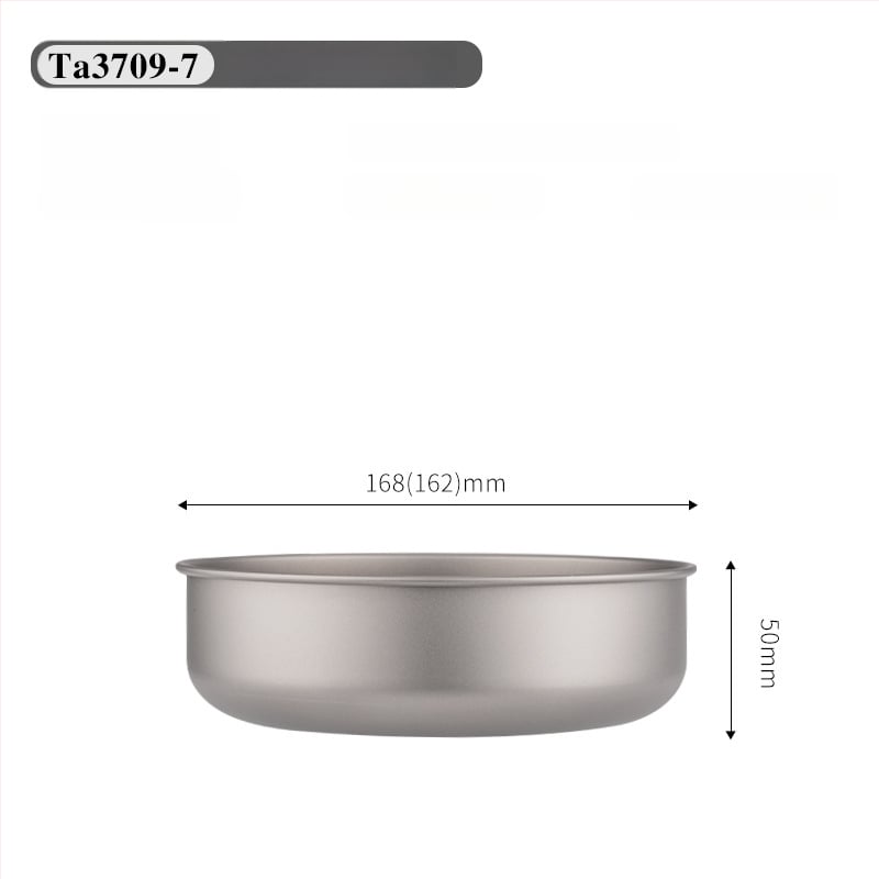 Комплект титанови купи за хранене, портативен и ултралек, модел TA3709, тегло 120 g, за 1 човек