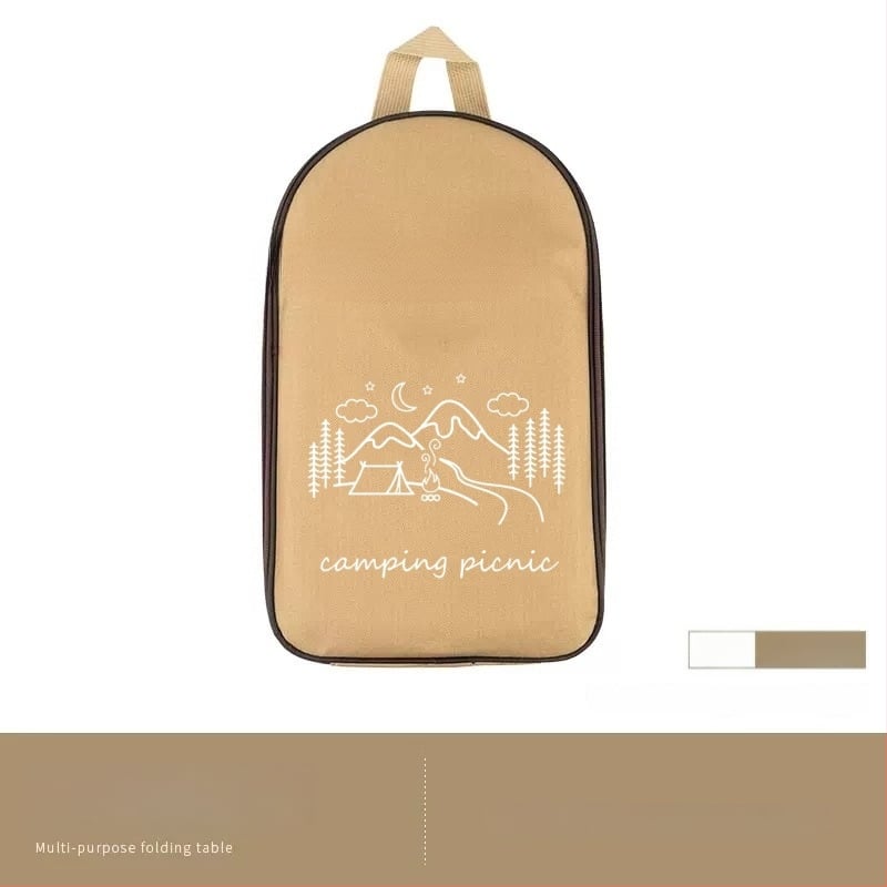 Преносим комплект за къмпинг кухненски прибори от неръждаема стомана – многофункционален комплект съдове с нож, вилица и лъжица и чанта за подправки