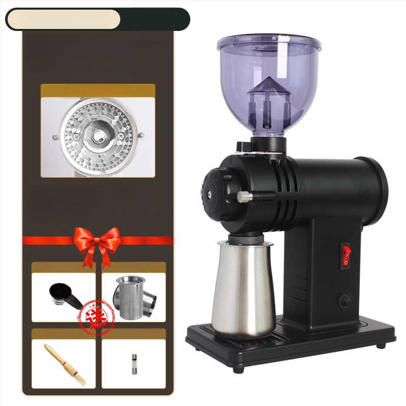 Αλεστήρας καφέ ηλεκτρικός εμπορικός 110V με λειτουργίες Auto και Inching, ισχύς 0.25 kW, βάρος 4.74 kg, κατάλληλος για κόκκους καφέ – ιδανικός για γραφεία, οικίες, καφέ, εστιατόρια