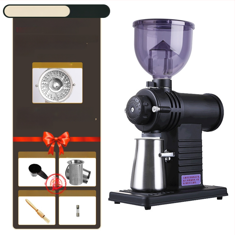 Αλεστήρας καφέ ηλεκτρικός εμπορικός 110V με λειτουργίες Auto και Inching, ισχύς 0.25 kW, βάρος 4.74 kg, κατάλληλος για κόκκους καφέ – ιδανικός για γραφεία, οικίες, καφέ, εστιατόρια