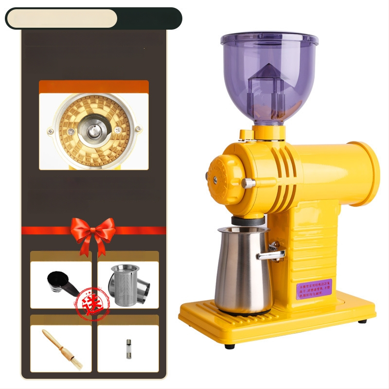 Αλεστήρας καφέ ηλεκτρικός εμπορικός 110V με λειτουργίες Auto και Inching, ισχύς 0.25 kW, βάρος 4.74 kg, κατάλληλος για κόκκους καφέ – ιδανικός για γραφεία, οικίες, καφέ, εστιατόρια