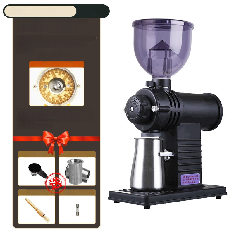 Αλεστήρας καφέ ηλεκτρικός εμπορικός 110V με λειτουργίες Auto και Inching, ισχύς 0.25 kW, βάρος 4.74 kg, κατάλληλος για κόκκους καφέ – ιδανικός για γραφεία, οικίες, καφέ, εστιατόρια