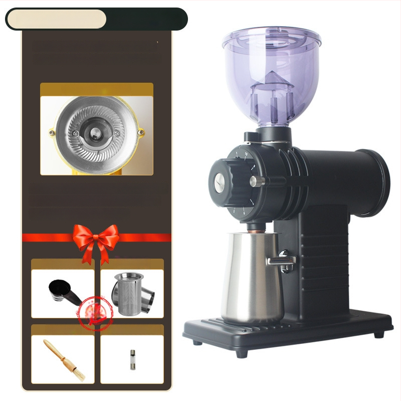 Αλεστήρας καφέ ηλεκτρικός εμπορικός 110V με λειτουργίες Auto και Inching, ισχύς 0.25 kW, βάρος 4.74 kg, κατάλληλος για κόκκους καφέ – ιδανικός για γραφεία, οικίες, καφέ, εστιατόρια