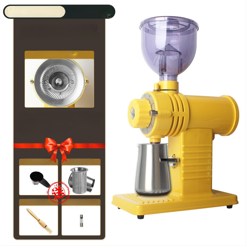 Αλεστήρας καφέ ηλεκτρικός εμπορικός 110V με λειτουργίες Auto και Inching, ισχύς 0.25 kW, βάρος 4.74 kg, κατάλληλος για κόκκους καφέ – ιδανικός για γραφεία, οικίες, καφέ, εστιατόρια